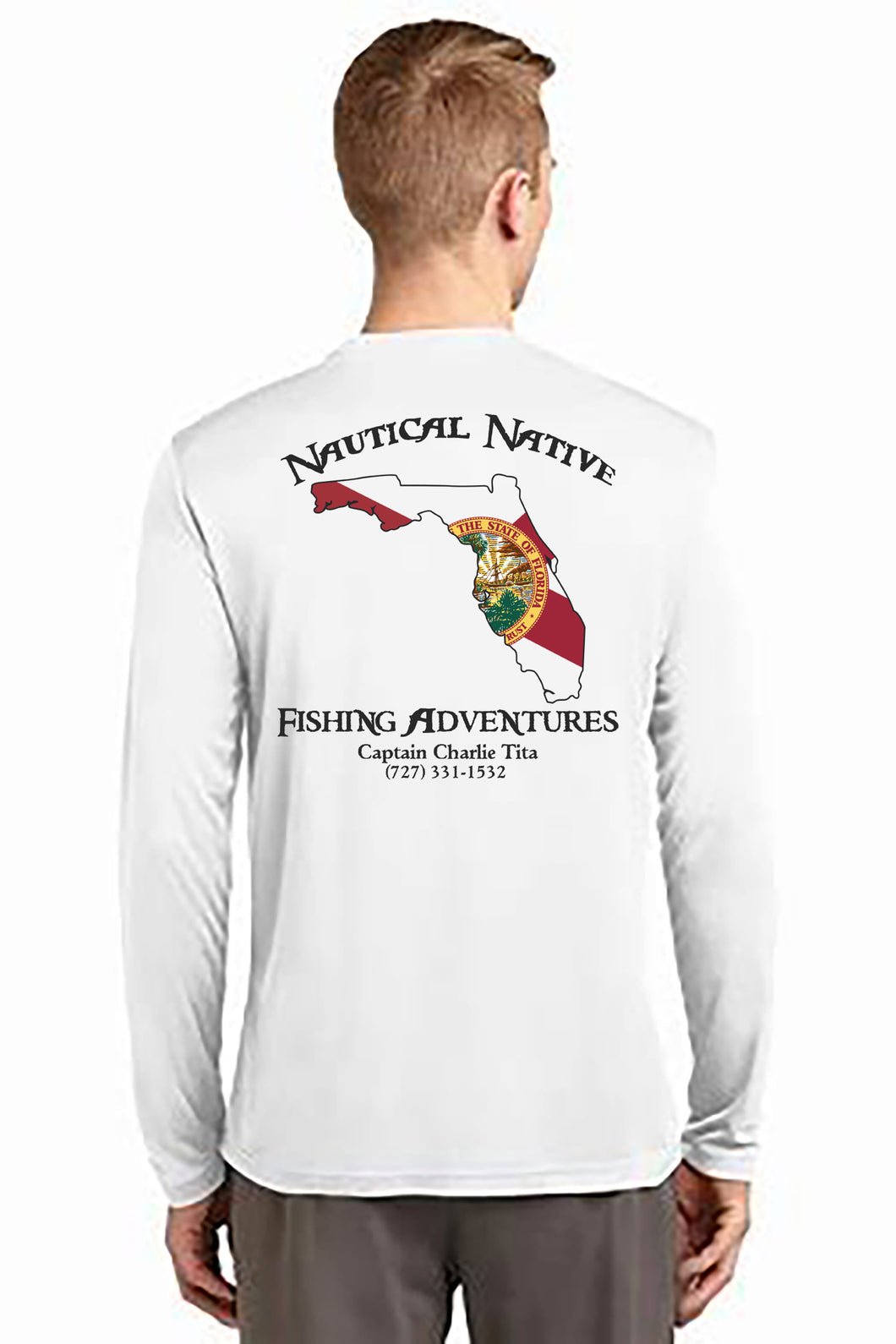 Nautical Native Men's Long Sleeve Performance Shirt