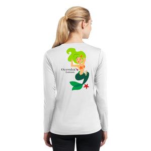 Mermaid Logo Women's Long Sleeve Performance Shirt